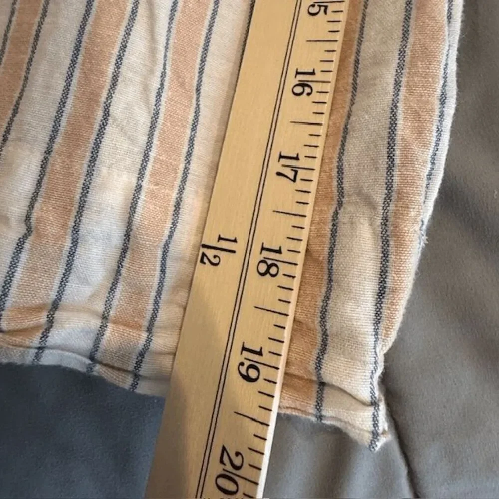 American Eagle Linen Blend‎ High-Waisted Side Button Culottes Lined Size Medium